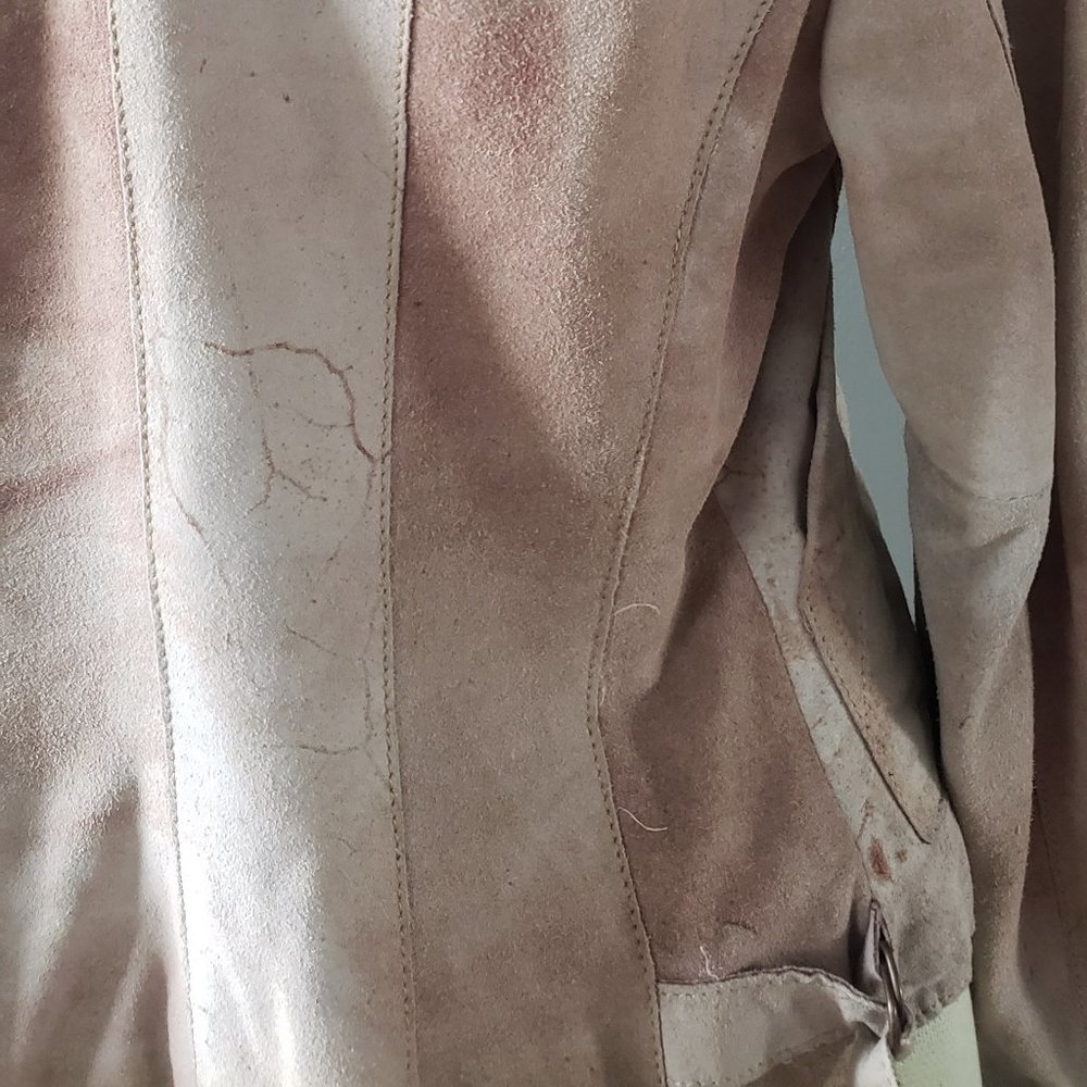 Mango Leather Jacket Sz Small - image 5